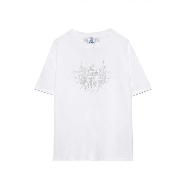 vetements version designer high tide brand weitemeng items rhinestone diamond dragon loose mens and womens short sleeve tshirt, White;black
vetements version designer high tide brand weitemeng items rhinestone diamond dragon loose mens and womens short sleeve tshirt, White;black