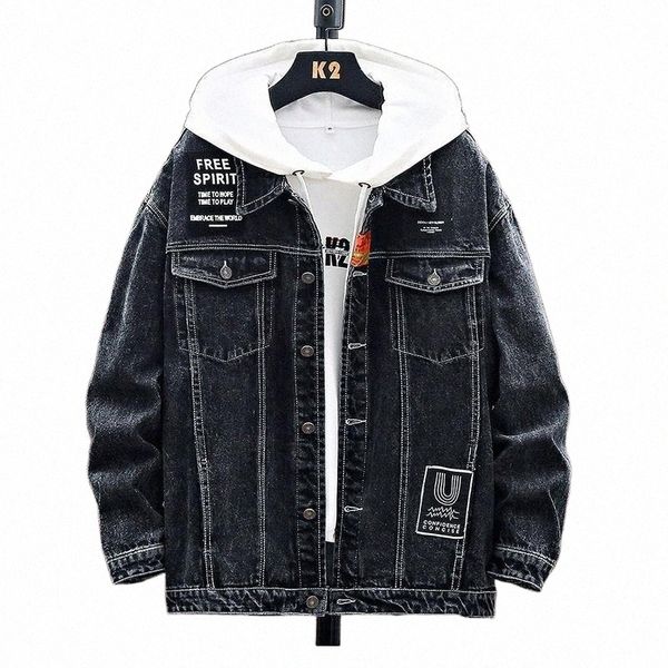men's jackets autumn denim jacket korean style fashion casual loose high street jean men coats b5t0#, Black;brown
men's jackets autumn denim jacket korean style fashion casual loose high street jean men coats b5t0#, Black;brown