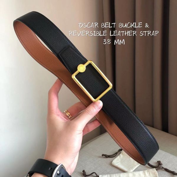 customized business leisure belts for mens and women h buckle double-sided lychee pattern leather men's belts gift boxes, Black;brown
customized business leisure belts for mens and women h buckle double-sided lychee pattern leather men's belts gift boxes, Black;brown