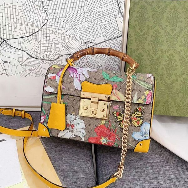 women crossbody bag chain handbag shoulder bags bamboo handle print pattern classic old flower genuine leather gold hardware flip wallet
women crossbody bag chain handbag shoulder bags bamboo handle print pattern classic old flower genuine leather gold hardware flip wallet