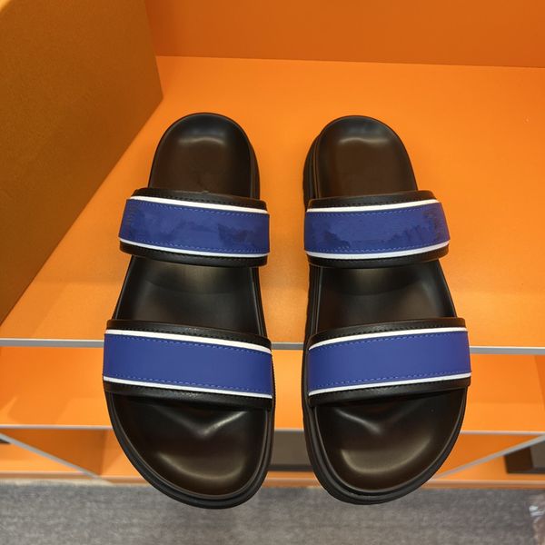 2022 men's spring and summer slippers sandals upper italian imported cowhide fabric craftsmanship super comfortable, Black
2022 men's spring and summer slippers sandals upper italian imported cowhide fabric craftsmanship super comfortable, Black