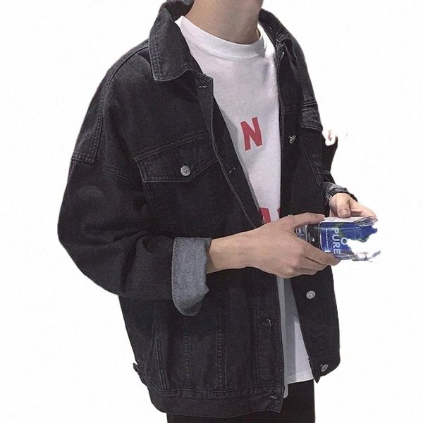 men's jackets spring and autumn 2021 trendy denim jacket korean style youth loose light blue clothes t4ip#, Black;brown
men's jackets spring and autumn 2021 trendy denim jacket korean style youth loose light blue clothes t4ip#, Black;brown