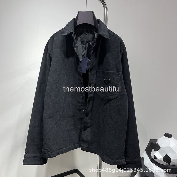 women's jackets p home corduroy double cotton jacket shirt lapel button pocket triangular label versatile polo, Black;brown
women's jackets p home corduroy double cotton jacket shirt lapel button pocket triangular label versatile polo, Black;brown