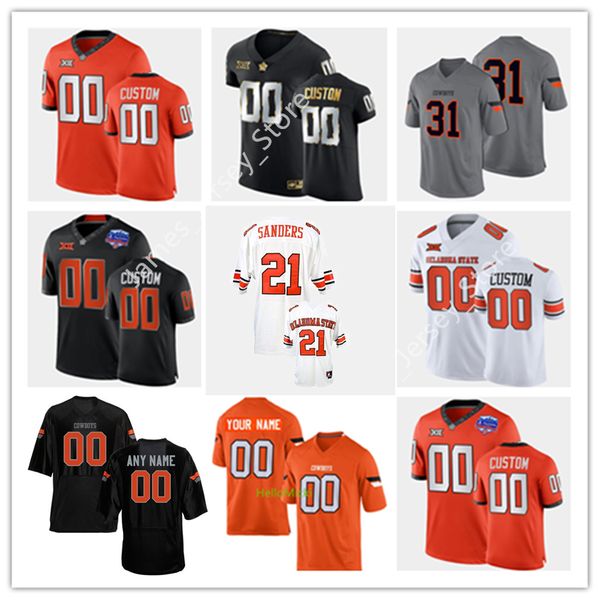 2022 ncaa custom oklahoma state stitched college football jersey 85 jaden bray 10 rashod owens 80 brennan presley 20 dominic richardson 5 ke, Black
2022 ncaa custom oklahoma state stitched college football jersey 85 jaden bray 10 rashod owens 80 brennan presley 20 dominic richardson 5 ke, Black