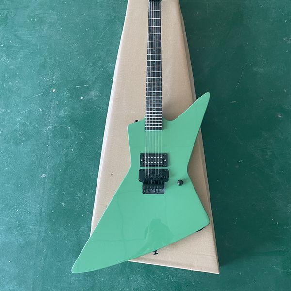 in stock special-shaped custom electric guitar full body green point fingerboard mosaic can be changed according to requirements guitarra gu
in stock special-shaped custom electric guitar full body green point fingerboard mosaic can be changed according to requirements guitarra gu