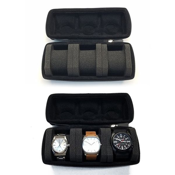 watch roll travel case for men and women storage organizer with removeable pillows portable traveling 220624, Black;blue
watch roll travel case for men and women storage organizer with removeable pillows portable traveling 220624, Black;blue