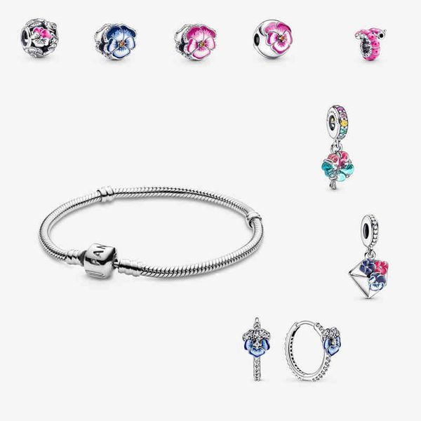 2022 new flower small pendant charm bead bracelet pandora original 925 sterling silver beaded ladies jewelry gift
2022 new flower small pendant charm bead bracelet pandora original 925 sterling silver beaded ladies jewelry gift