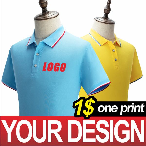 custom summer polo shirt embroidery printed design po men and women breathable 220608, White;black
custom summer polo shirt embroidery printed design po men and women breathable 220608, White;black