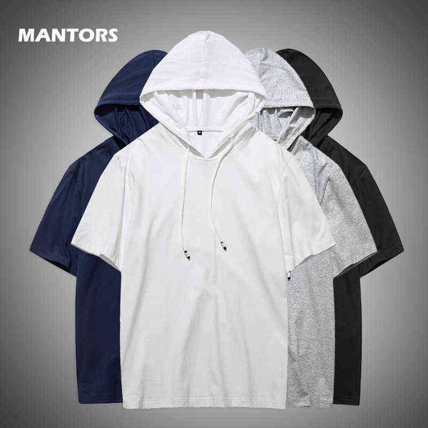 men hooded t-shirts 2022 summer solid color sports t shirts short sleeve men's tee loose casual hoody brand sportswear l220607, Black
men hooded t-shirts 2022 summer solid color sports t shirts short sleeve men's tee loose casual hoody brand sportswear l220607, Black