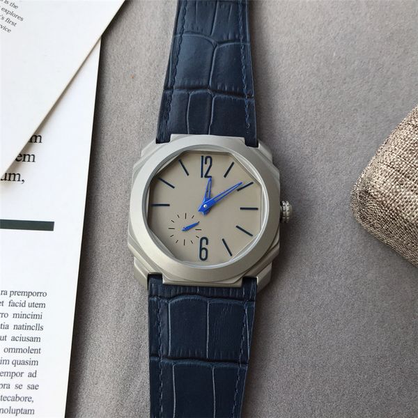 men's watch, stainless steel case, square case, automatic movement, leather strap 42mm, Slivery;brown
men's watch, stainless steel case, square case, automatic movement, leather strap 42mm, Slivery;brown