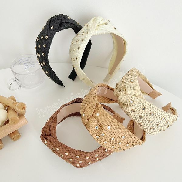 summer straw weaving rhinestone hairbands headbands ornament accessories hair accessories wholesale, Silver
summer straw weaving rhinestone hairbands headbands ornament accessories hair accessories wholesale, Silver