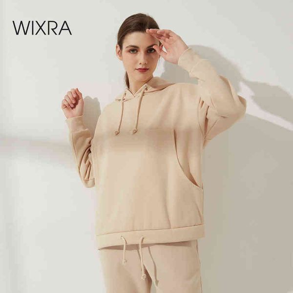 wixra sweatshirt womens solid hooded winter spring ladies casual fleece pullovers all base match t220726, Black
wixra sweatshirt womens solid hooded winter spring ladies casual fleece pullovers all base match t220726, Black