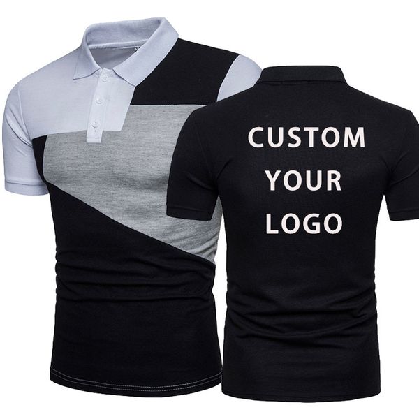 men short sleeve polo t shirt fashion collocation crossborder two color splicing mens casual t-shirt custom your 220609, White;black
men short sleeve polo t shirt fashion collocation crossborder two color splicing mens casual t-shirt custom your 220609, White;black