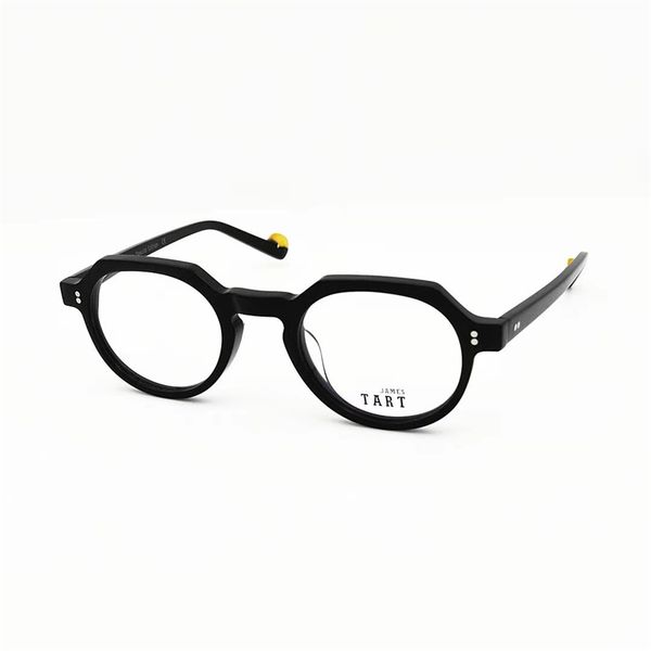 james tart 212 optical eyeglasses for retro style anti-blue light lens plate round full frame with box, White;black
james tart 212 optical eyeglasses for retro style anti-blue light lens plate round full frame with box, White;black
