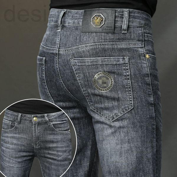 men's jeans designer spring korean version leggings slim fit medusa embroidered ash long pants 6nzb, Blue
men's jeans designer spring korean version leggings slim fit medusa embroidered ash long pants 6nzb, Blue
