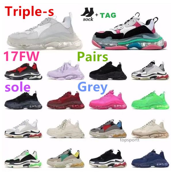 casual shoes triple-s clear sole designer pairs 17fw men women black yellow fluo white light pink grey orange mint purple turquoise gym sole
casual shoes triple-s clear sole designer pairs 17fw men women black yellow fluo white light pink grey orange mint purple turquoise gym sole
