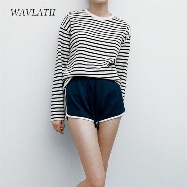 wavlatii women striped long sleeve t-shirts female streetwear autumn spring cotton tees wlt2110 220328, White
wavlatii women striped long sleeve t-shirts female streetwear autumn spring cotton tees wlt2110 220328, White