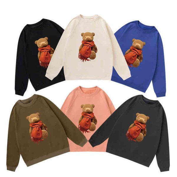 men's hoodies & sweatshirts spring loose casual cartoon towel bear print plush round neck pullover long sleeve sweater for men and wome, Black
men's hoodies & sweatshirts spring loose casual cartoon towel bear print plush round neck pullover long sleeve sweater for men and wome, Black