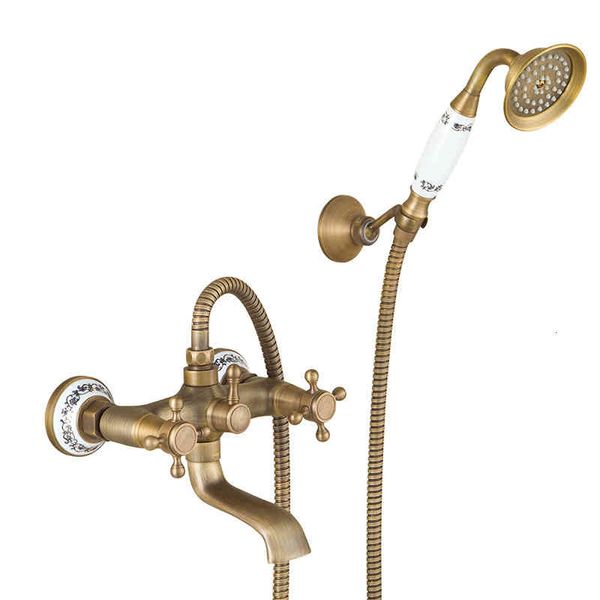 bath faucet european classic brass antique double handle shower set simple wall and cold faucet j70b
bath faucet european classic brass antique double handle shower set simple wall and cold faucet j70b