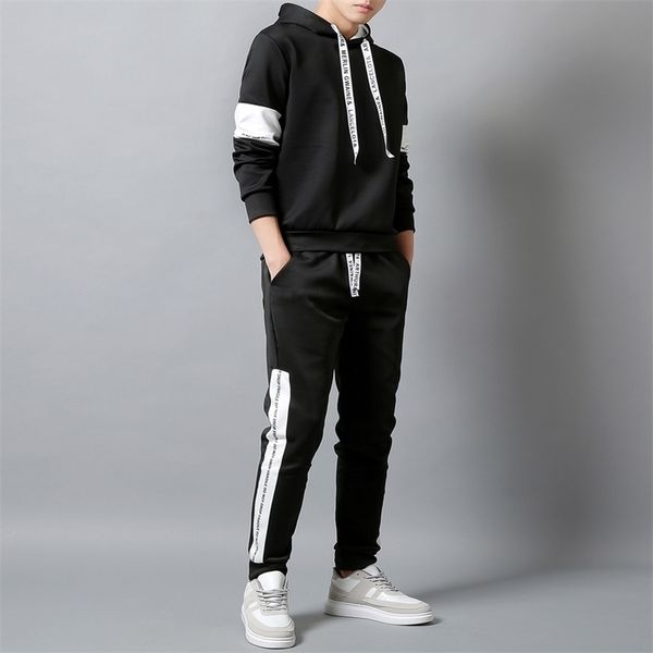 men casual set hooded solid patchwork autumn mens sportswear hoodiespants 2pcs sets hip hop street loose tracksuits 201204, Gray
men casual set hooded solid patchwork autumn mens sportswear hoodiespants 2pcs sets hip hop street loose tracksuits 201204, Gray