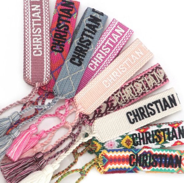 fashion classic brand jewelry bangles women men handmade cotton signture embroidery bracelet designer woven bangle fabrics luxury bracelets, Black
fashion classic brand jewelry bangles women men handmade cotton signture embroidery bracelet designer woven bangle fabrics luxury bracelets, Black