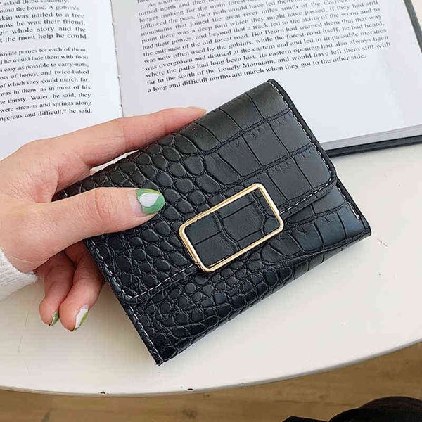 stone embossed leather women's wallet small folding short wallets for women new arrive trendy solid color coin purse card 220428, Red;black
stone embossed leather women's wallet small folding short wallets for women new arrive trendy solid color coin purse card 220428, Red;black