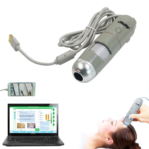 usb 5x-200x intelligent dermal detector smart skin analyzer hair analysis detection beauty 8led digital scalp hair microscopenew
usb 5x-200x intelligent dermal detector smart skin analyzer hair analysis detection beauty 8led digital scalp hair microscopenew