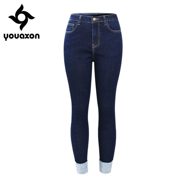 2183 youaxon eu size high waist ol jeans woman with s plus stretchy denim pants trousers for women pencil skinny jeans y200417, Blue
2183 youaxon eu size high waist ol jeans woman with s plus stretchy denim pants trousers for women pencil skinny jeans y200417, Blue