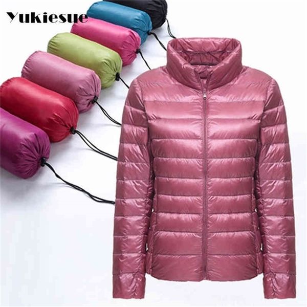 18 colours down parka famous brand designer winter jackets women 90 white duck down jackets outwear light thin coat 210412, Black
18 colours down parka famous brand designer winter jackets women 90 white duck down jackets outwear light thin coat 210412, Black