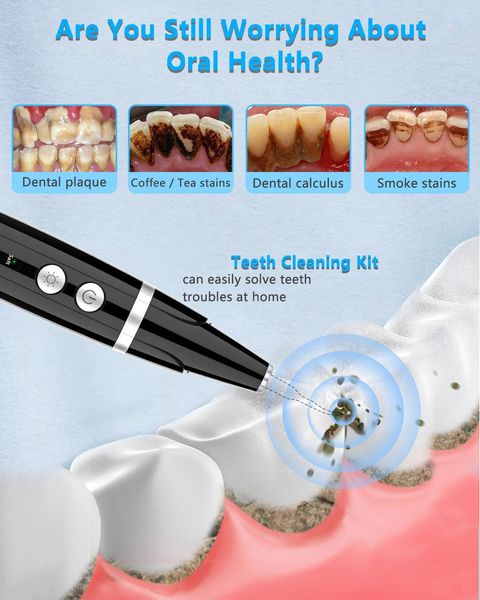 plaque removerteeth cleaning kit with 5 modesportable teeth stain remover tool no need water flosser tartar remover 3 heads pe
plaque removerteeth cleaning kit with 5 modesportable teeth stain remover tool no need water flosser tartar remover 3 heads pe
