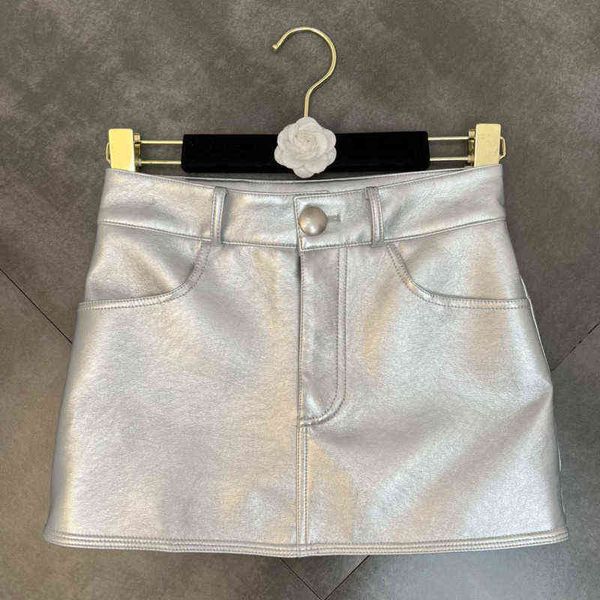 premium summer collection single button silver pu slim short mini bodycon skirt women gf316, Black
premium summer collection single button silver pu slim short mini bodycon skirt women gf316, Black