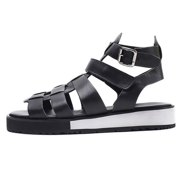 rome sandals men fashion summer full grain leather outdoor beach gladiators thick heel high sandals gentlemen, Black
rome sandals men fashion summer full grain leather outdoor beach gladiators thick heel high sandals gentlemen, Black