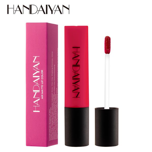 

handaiyan velvet air lip gloss liquid matte lipstick waterproof non-stick cup easy to color makeup lips 12 colors with usps
