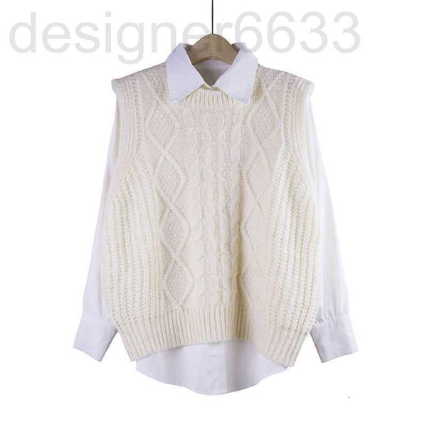women's knits & tees designer waistcoat women style versatile wear autumn and winter fashion loose lazy solid color sweater foreign age, White
women's knits & tees designer waistcoat women style versatile wear autumn and winter fashion loose lazy solid color sweater foreign age, White