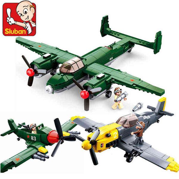 military air forces bf-109 fighter soviet union tu-2 bomber ww2 plane model bricks army building blocks educational kids toys aa220317
military air forces bf-109 fighter soviet union tu-2 bomber ww2 plane model bricks army building blocks educational kids toys aa220317