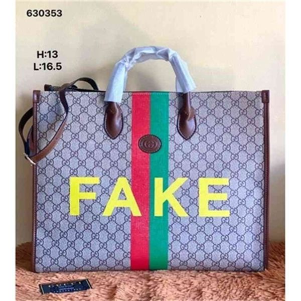 designers fake/not print large tote bag luxury bags