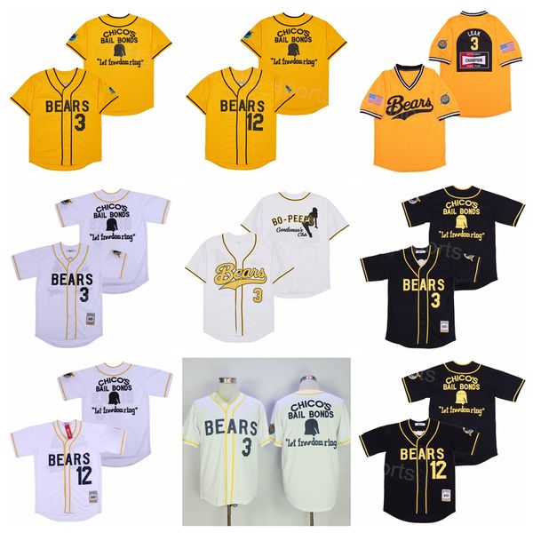 men moive baseball the bad news jersey 12 tanner boyle 3 kelly leak team color yellow white black all stitched breathable for sport fans coo
men moive baseball the bad news jersey 12 tanner boyle 3 kelly leak team color yellow white black all stitched breathable for sport fans coo