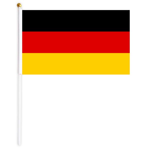 germany flag 14x21cm 2022 qatar world cup hand waving flag fans cheering flags with plastic flagpole for activity parade sports home decor
germany flag 14x21cm 2022 qatar world cup hand waving flag fans cheering flags with plastic flagpole for activity parade sports home decor