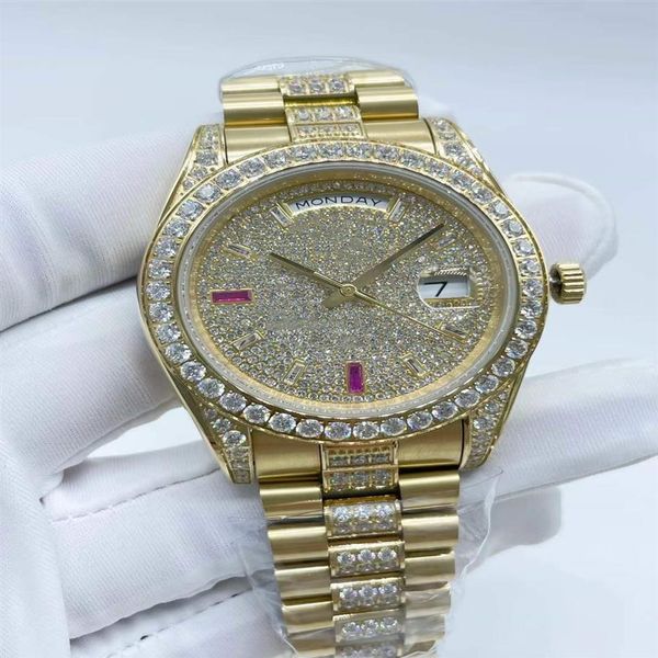 men's automatic watch classic waterproof sapphire face 41mm middle row watchband small drill ring stainless steel folding buc333w, Slivery;brown
men's automatic watch classic waterproof sapphire face 41mm middle row watchband small drill ring stainless steel folding buc333w, Slivery;brown
