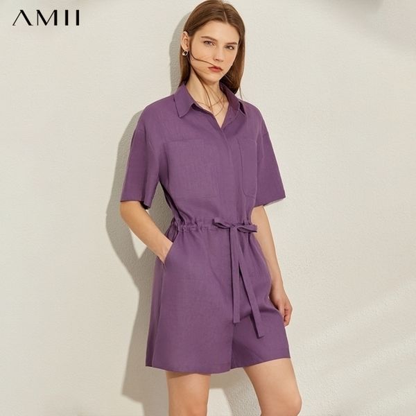 amii minimalism spring summer fashion solid lapel womens jumpsuit causal elastic waist shorts 12030203 y200904, Black;white
amii minimalism spring summer fashion solid lapel womens jumpsuit causal elastic waist shorts 12030203 y200904, Black;white