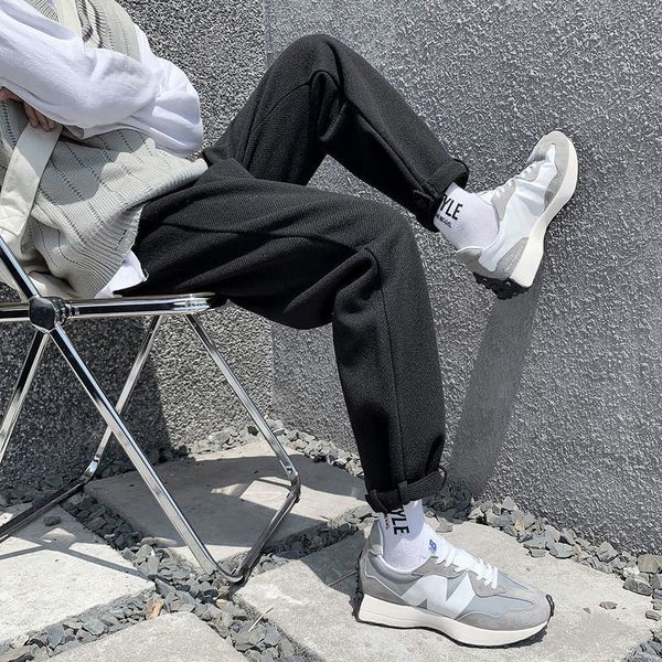 privathinker autumn winter thicken black woolen pants for men korean mens casual harem streetwear man trousers 201109
privathinker autumn winter thicken black woolen pants for men korean mens casual harem streetwear man trousers 201109