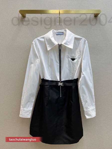 casual dresses designer cl39516 shenzhen nanyou sports style contrast color shirt dress casual girl waist a-shaped middle skirt high end l0n, Black;gray
casual dresses designer cl39516 shenzhen nanyou sports style contrast color shirt dress casual girl waist a-shaped middle skirt high end l0n, Black;gray