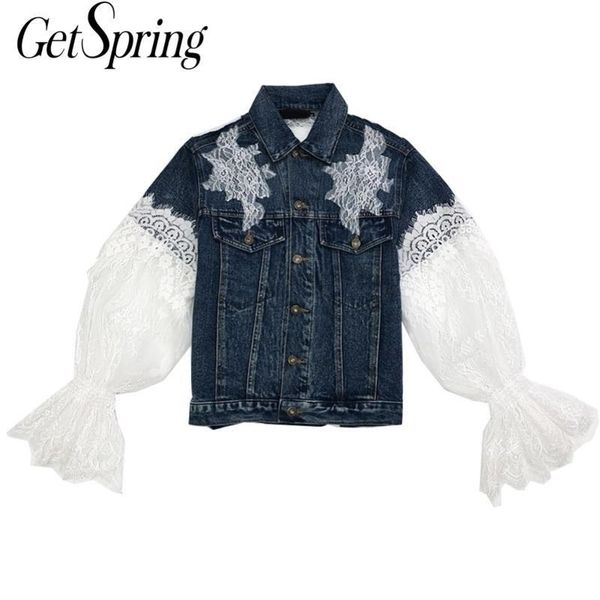 getspring women coat denim jackets denim coat lace coat puff sleeve women jeans jacket flower jeans women overcoat autumn y200101, Black;brown
getspring women coat denim jackets denim coat lace coat puff sleeve women jeans jacket flower jeans women overcoat autumn y200101, Black;brown