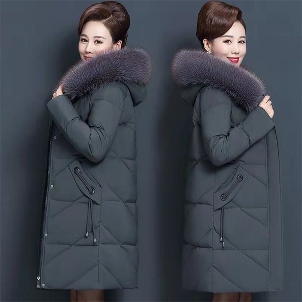 plus size 7xl middle aged winter jacket women hooded fur collar parka long womens down cotton coat womens winter jacket and coat 201019, Black
plus size 7xl middle aged winter jacket women hooded fur collar parka long womens down cotton coat womens winter jacket and coat 201019, Black