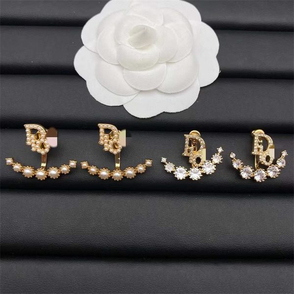fashion jewelry online new back hanging semi-circular inlaid pearl rhinestone earrings women's net red same letter earrings, Golden
fashion jewelry online new back hanging semi-circular inlaid pearl rhinestone earrings women's net red same letter earrings, Golden