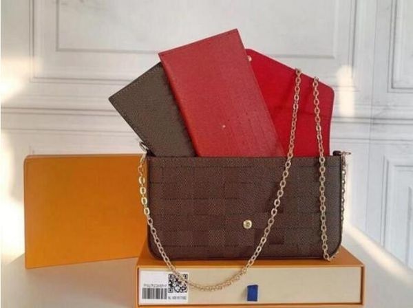 3pcs/set women classic luxury designer handbag pochette felicie bag leather handbags shoulder handbag clutch tote messenger shopping purse w
3pcs/set women classic luxury designer handbag pochette felicie bag leather handbags shoulder handbag clutch tote messenger shopping purse w