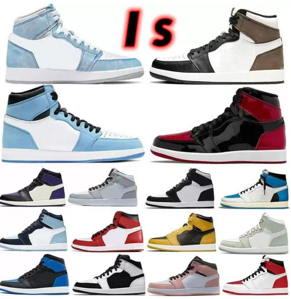 2022 basketball shoes 1s og patent panda university blue dark mocha bred shadow unc twist smoke grey mens women sneakers trainers, Red;white
2022 basketball shoes 1s og patent panda university blue dark mocha bred shadow unc twist smoke grey mens women sneakers trainers, Red;white