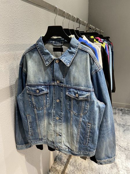 women's jackets designer autumn and winter high version b home back letter print collar worn wash jacket loose men's women's, Black;brown
women's jackets designer autumn and winter high version b home back letter print collar worn wash jacket loose men's women's, Black;brown