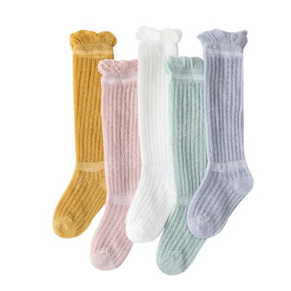 summer thin mesh baby socks 0-12 months soft cotton elastic newborn girl socks solid color knee high socks toddler infant, Pink;yellow
summer thin mesh baby socks 0-12 months soft cotton elastic newborn girl socks solid color knee high socks toddler infant, Pink;yellow