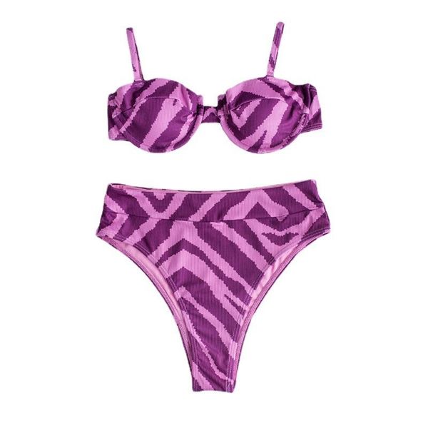 women's swimwear print underwired bikini swimsuit female women two-pieces set high cut thong bather bathing suit swim, White;black
women's swimwear print underwired bikini swimsuit female women two-pieces set high cut thong bather bathing suit swim, White;black